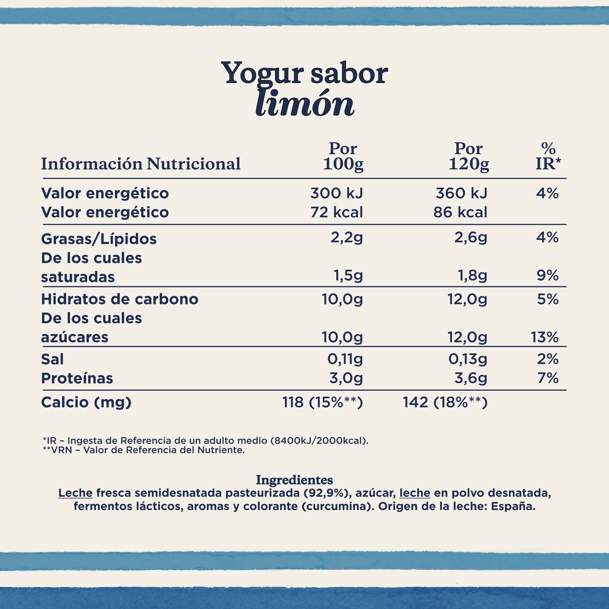 Yogur Danone pack 4 limón