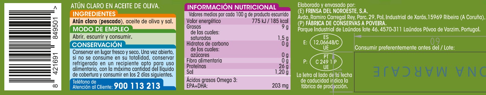 Atún claro Alipende pack 6 en aceite oliva