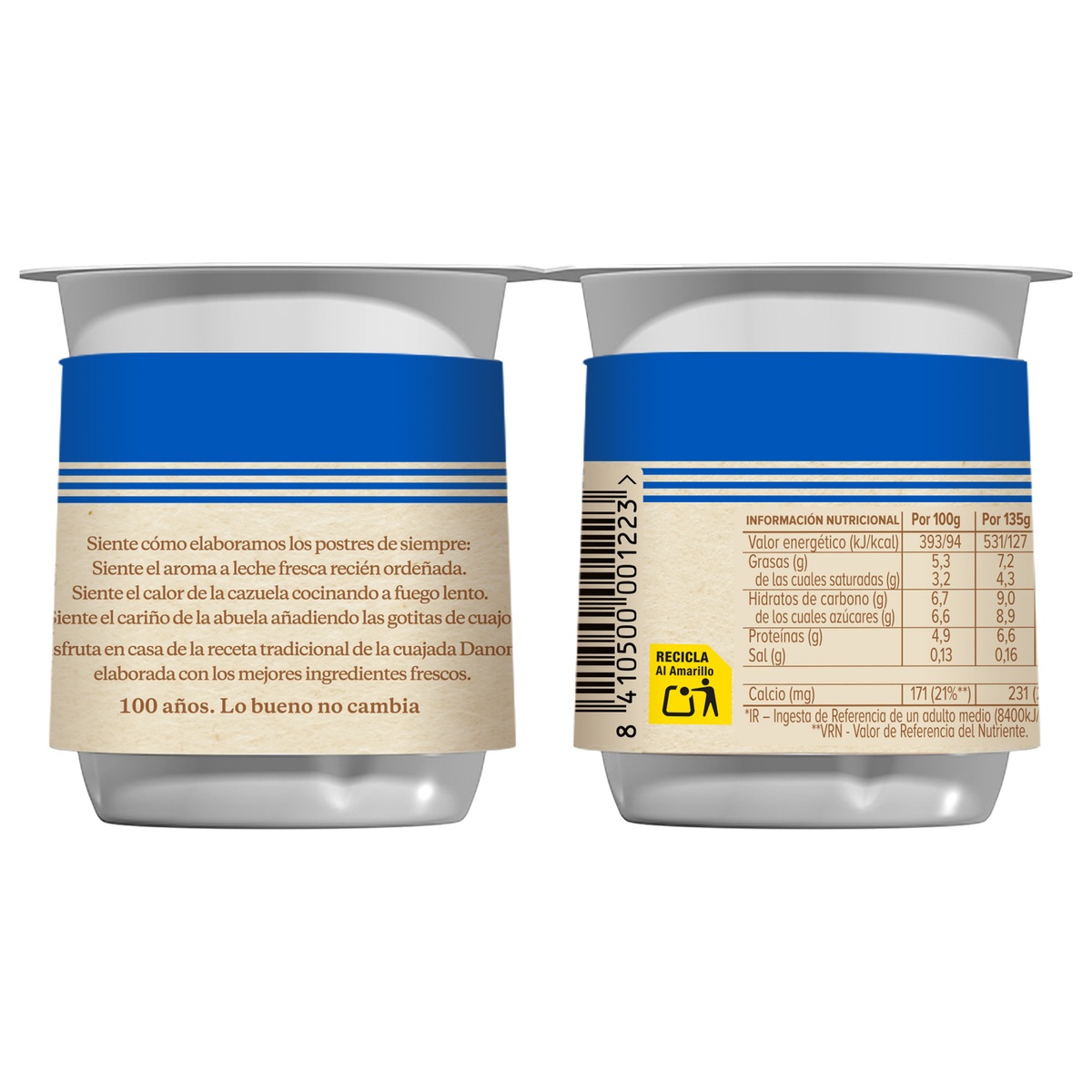 Cuajada Danone pack 2