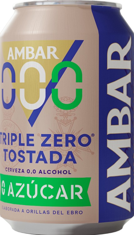 Cerveza sin alcohol sin azúcar Tostada 000 Ambar 33cl