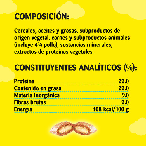 Snack gato Catisfactions pollo 60g