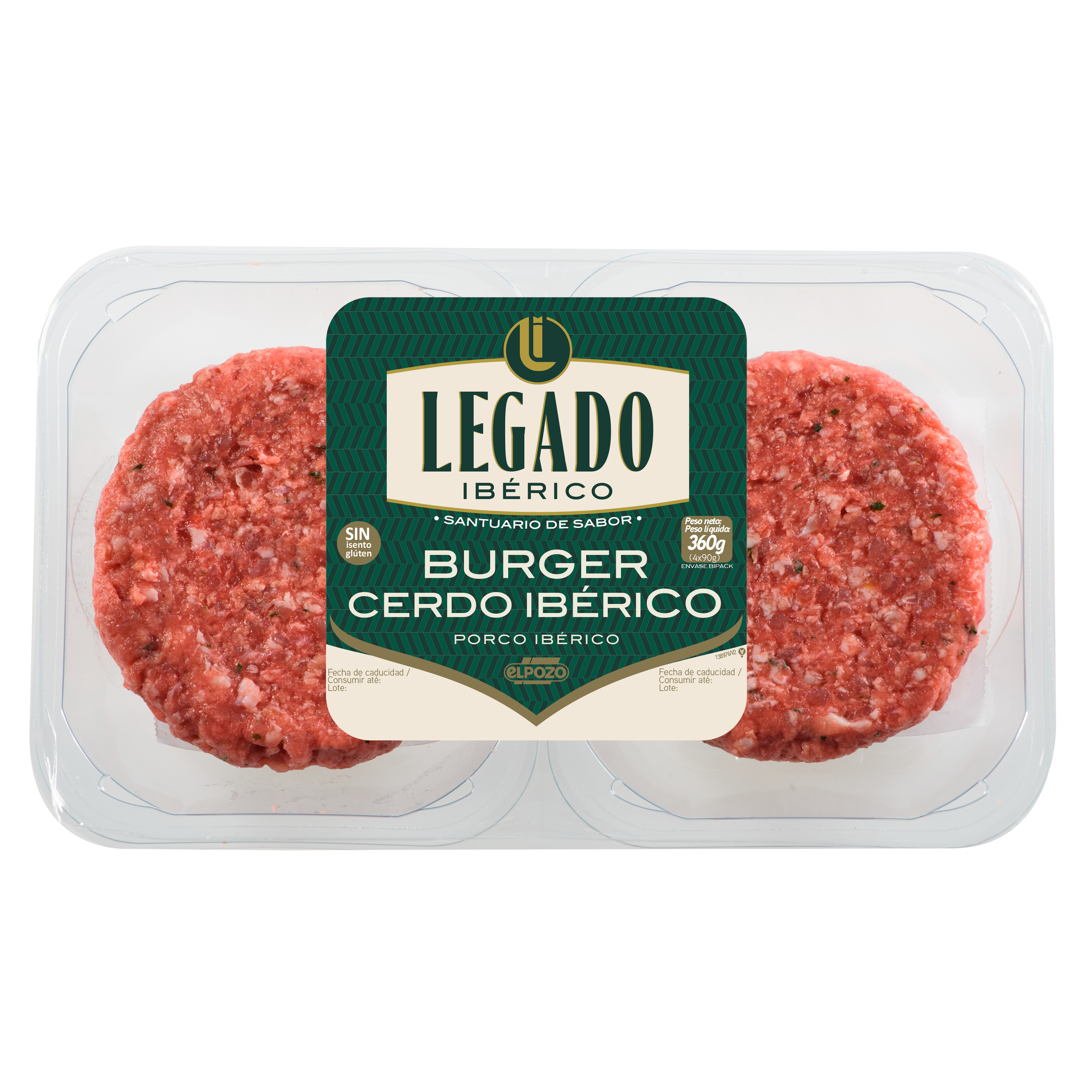 Burger meat de cerdo ibérico Legado Ibérico 360g