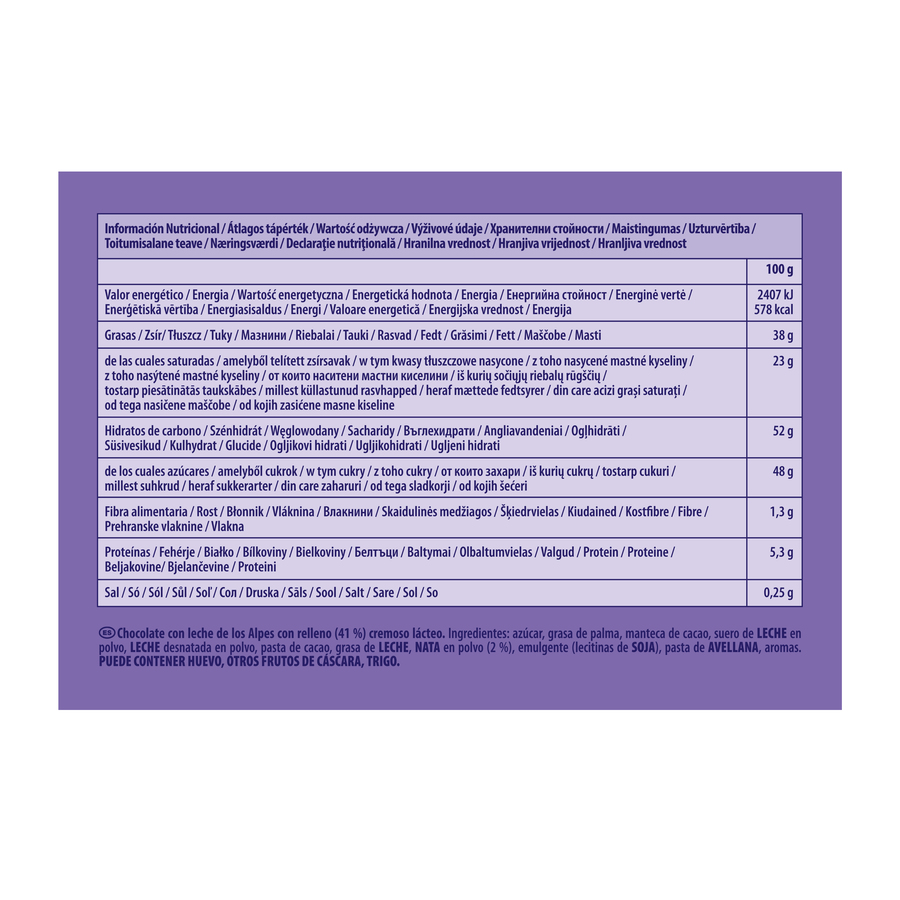 Calendario adviento Navidad Milka 200g