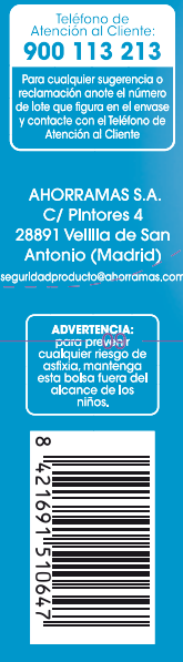 Pants infantil Bodyplus 22 uds talla 4