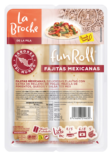Fajitas mexicanas La Broche 250g
