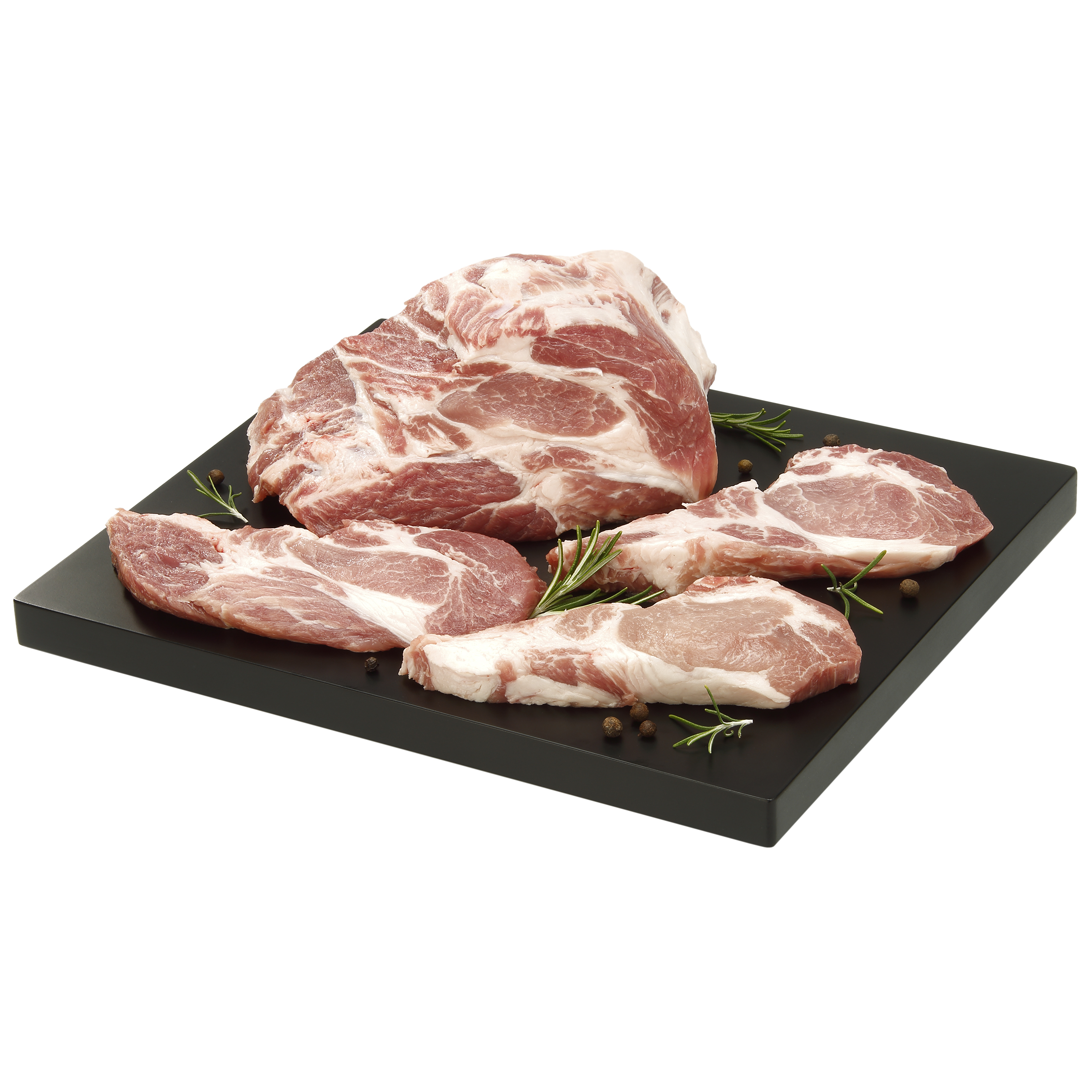 Chuleta de aguja de cerdo duroc