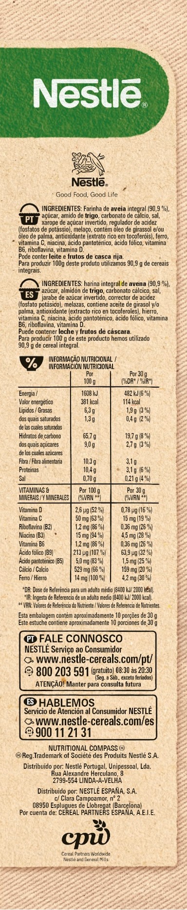 Cereales Cheerios 300g avena