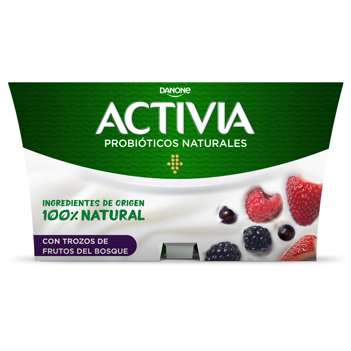 Bfidus Activia pack 4 frutas del bosque