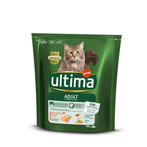 Pienso gato Ultima salmón 750g