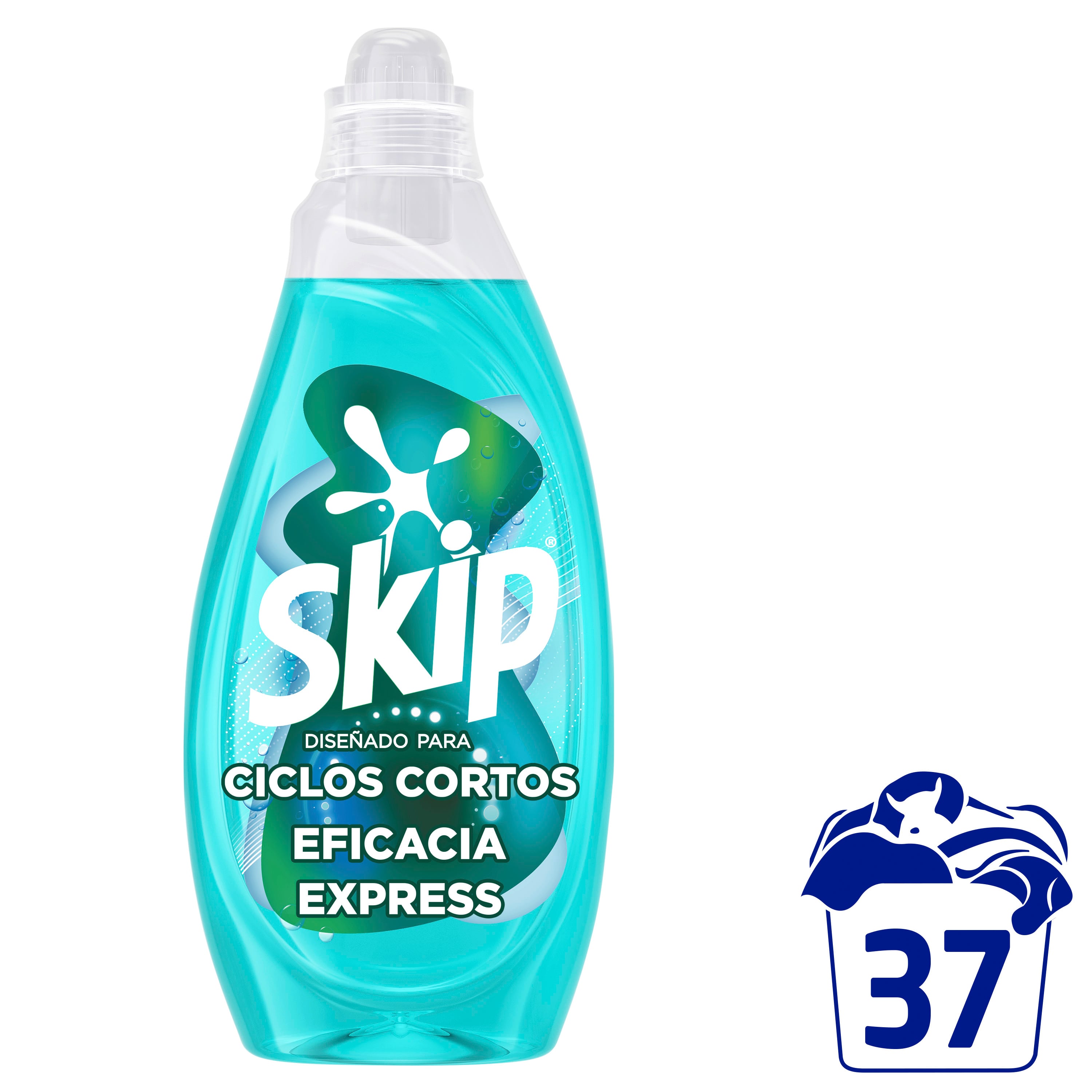 Detergente Skip Ciclo corto 37 lavados Eficacia Express