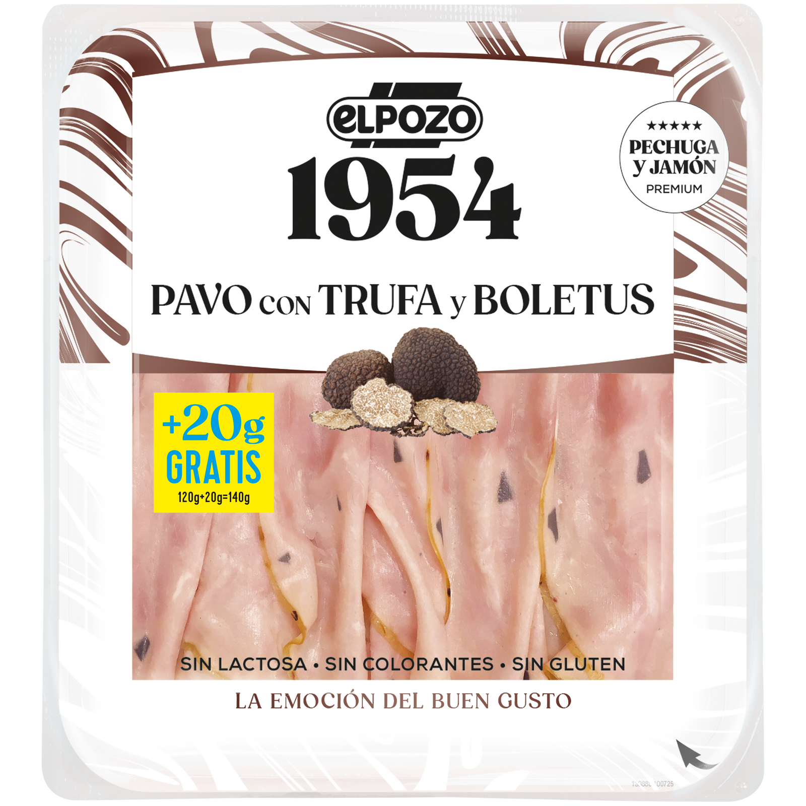 Pavo con trufa y boletus ElPozo 120g