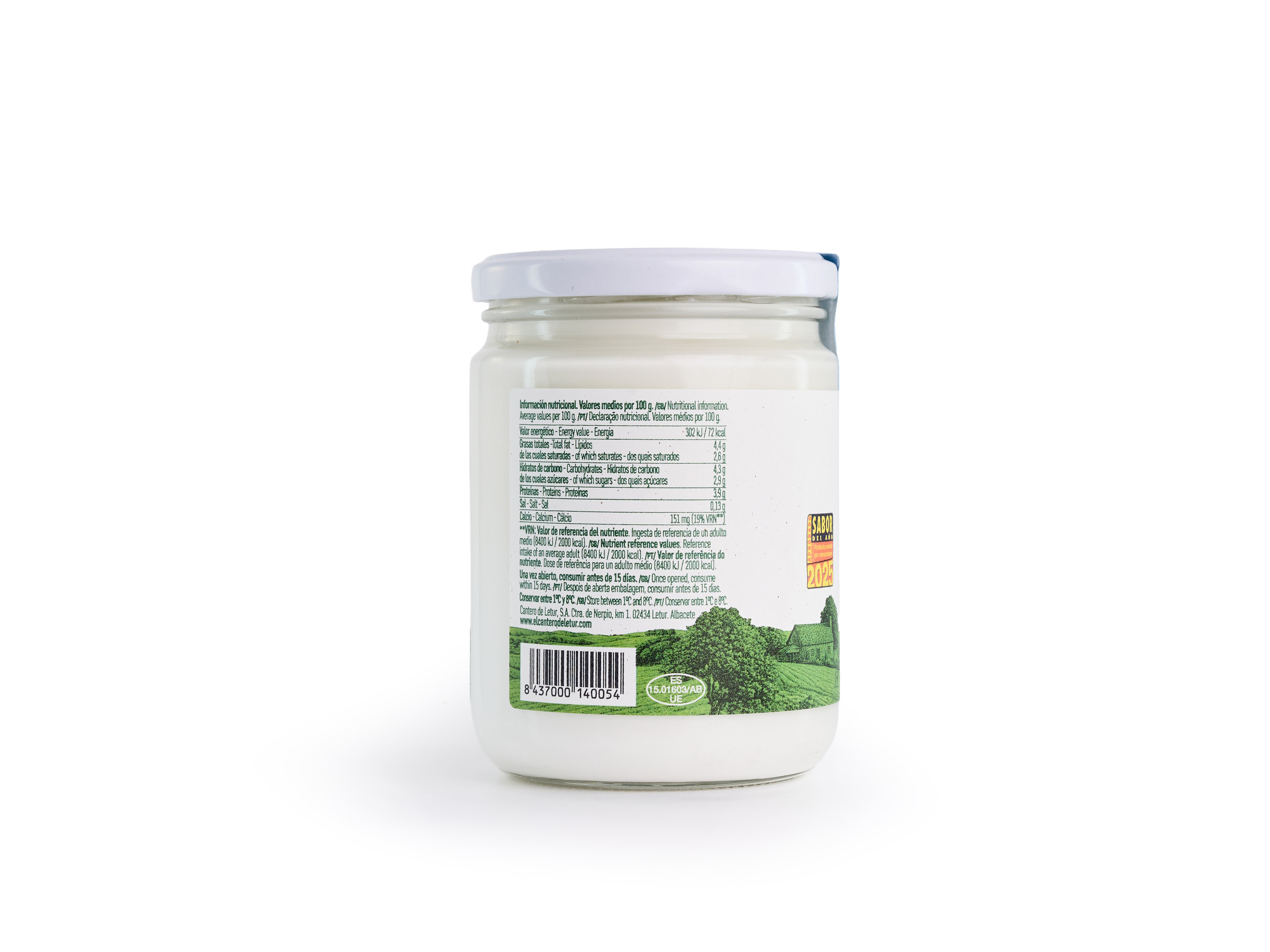Kéfir ecológico de cabra Cantero de Letur 420 g