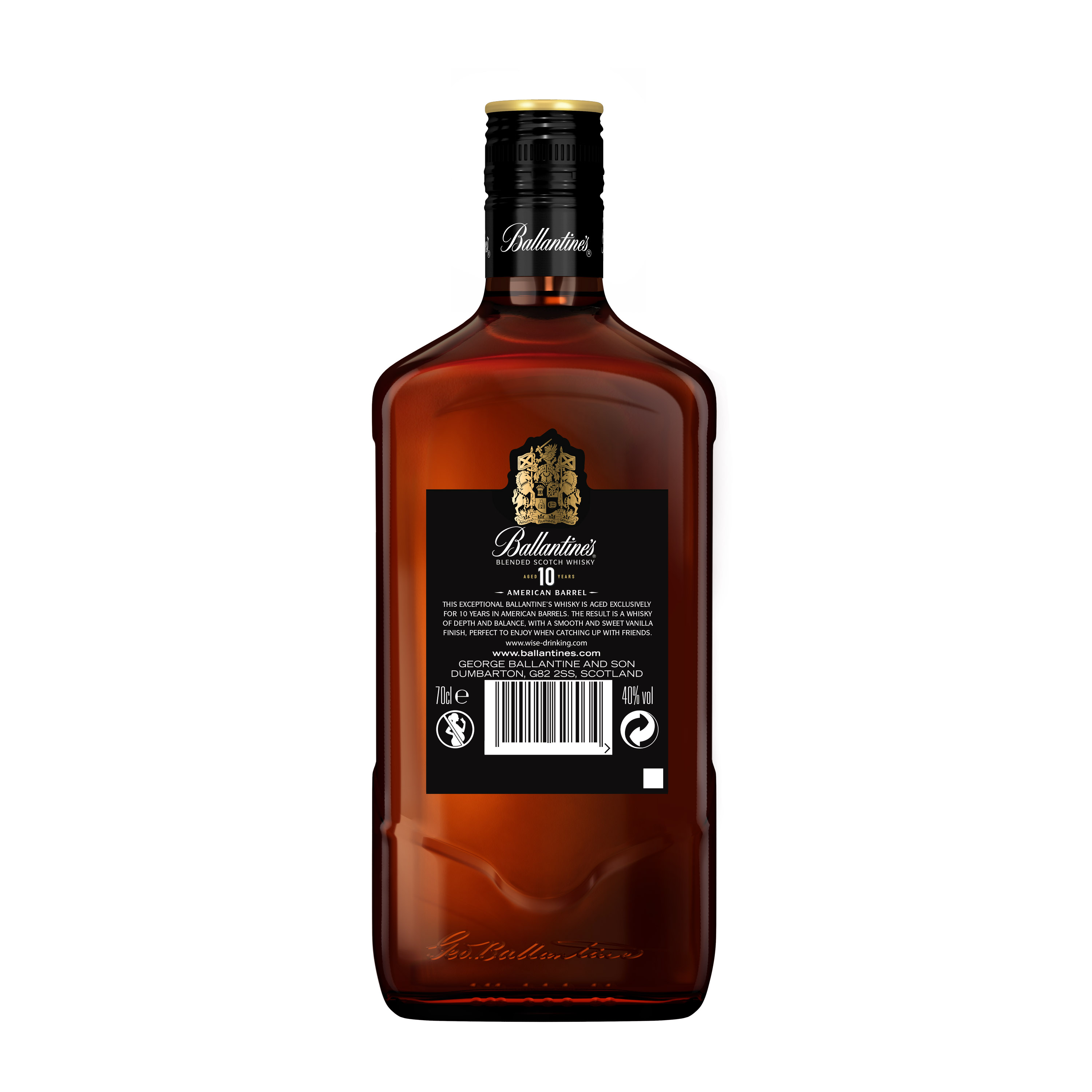 Whisky Ballantine&acute;s 70cl 10 años