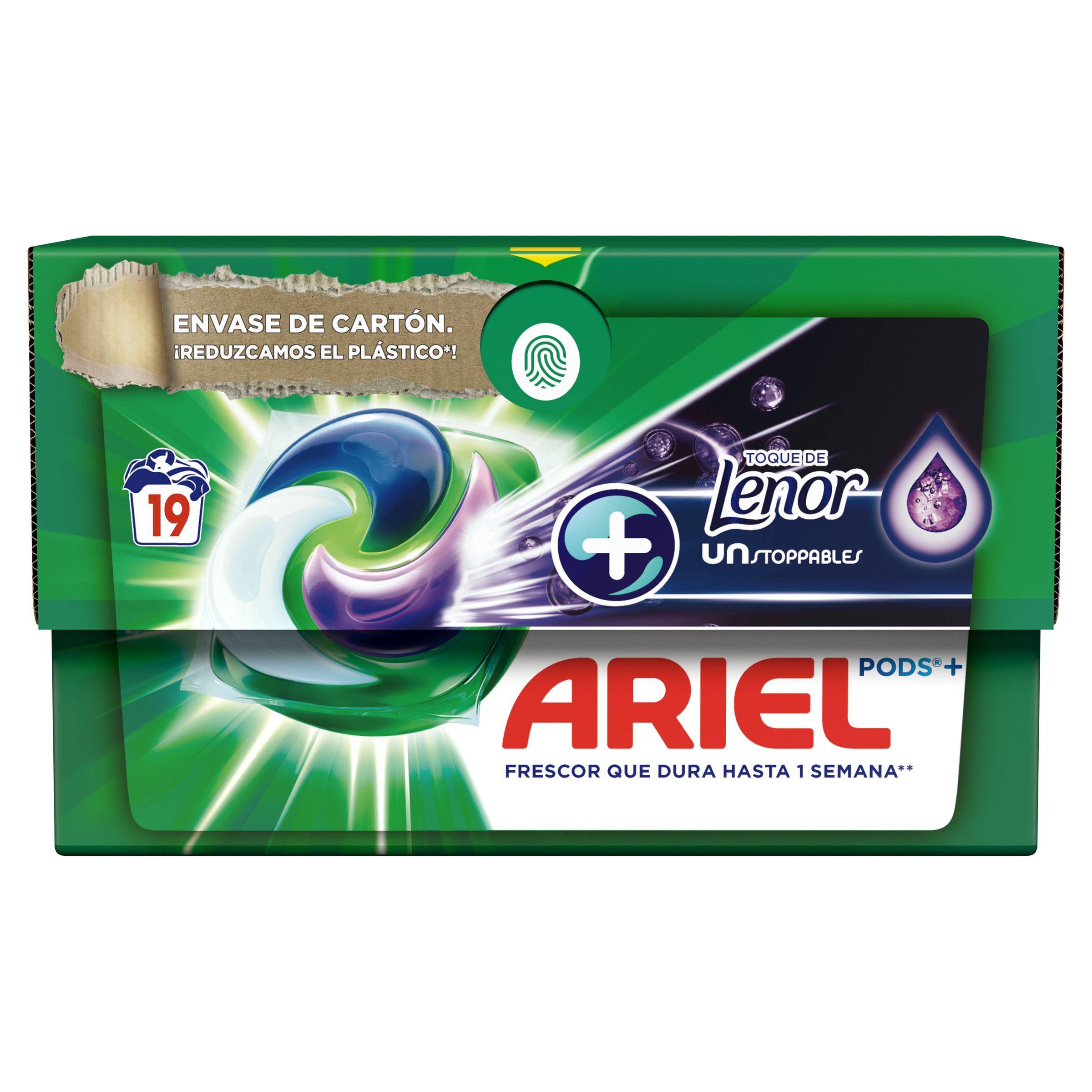 ▷ Ariel Pods Detergente Lavadora Cápsulas Efecto Suavizante