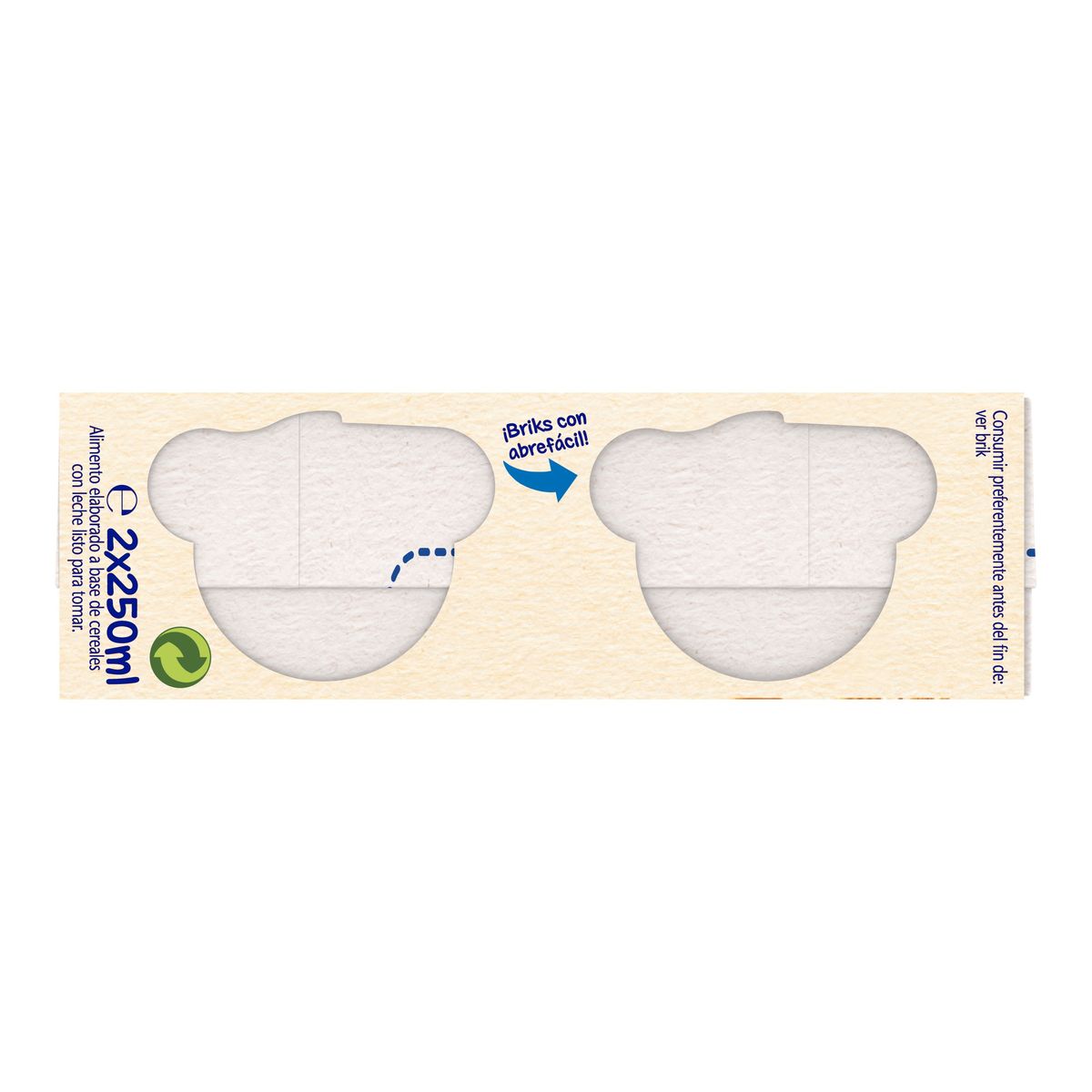 Papilla Nestlé leche cereales y galleta desde 6 meses