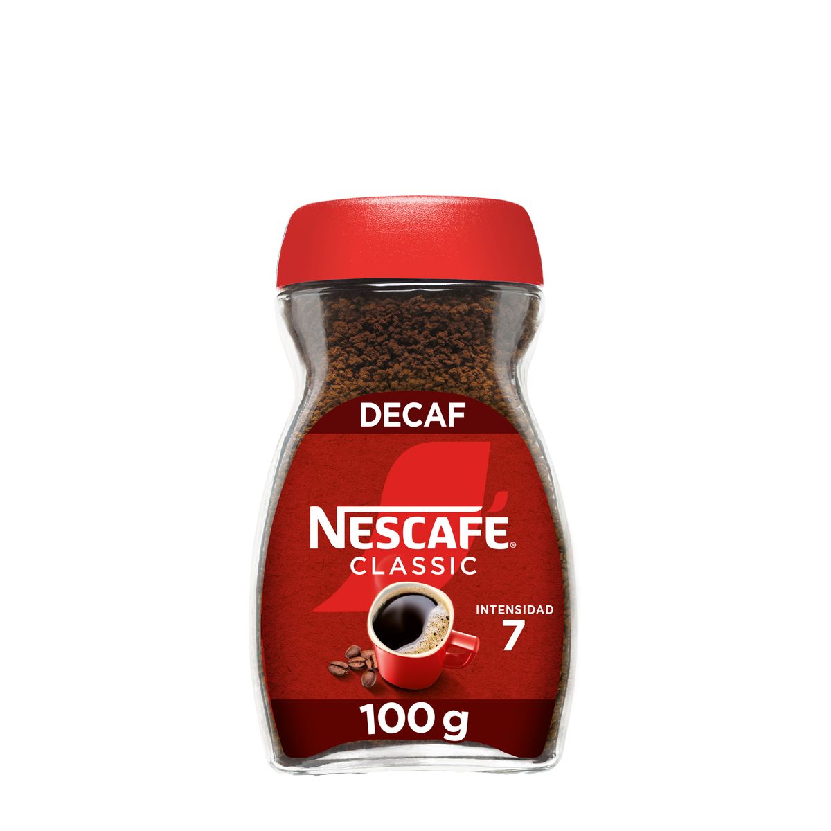 Café soluble descafeinado Nescafé 100g