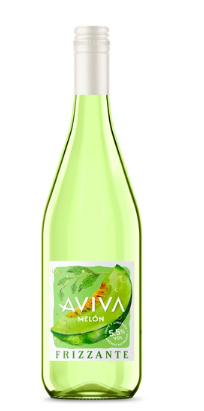 Bebida frizzante con sabor a melón Aviva 75 cl