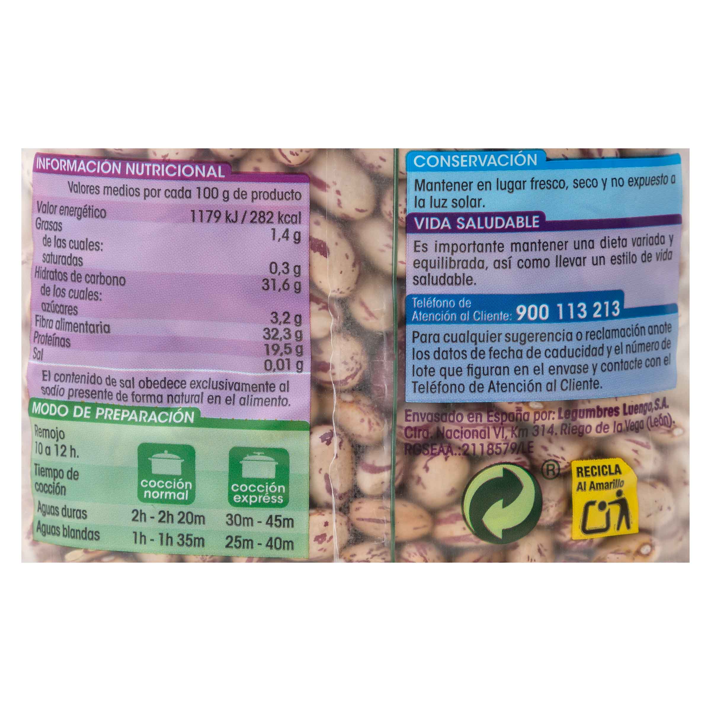 Alubia Alipende 1kg pinta