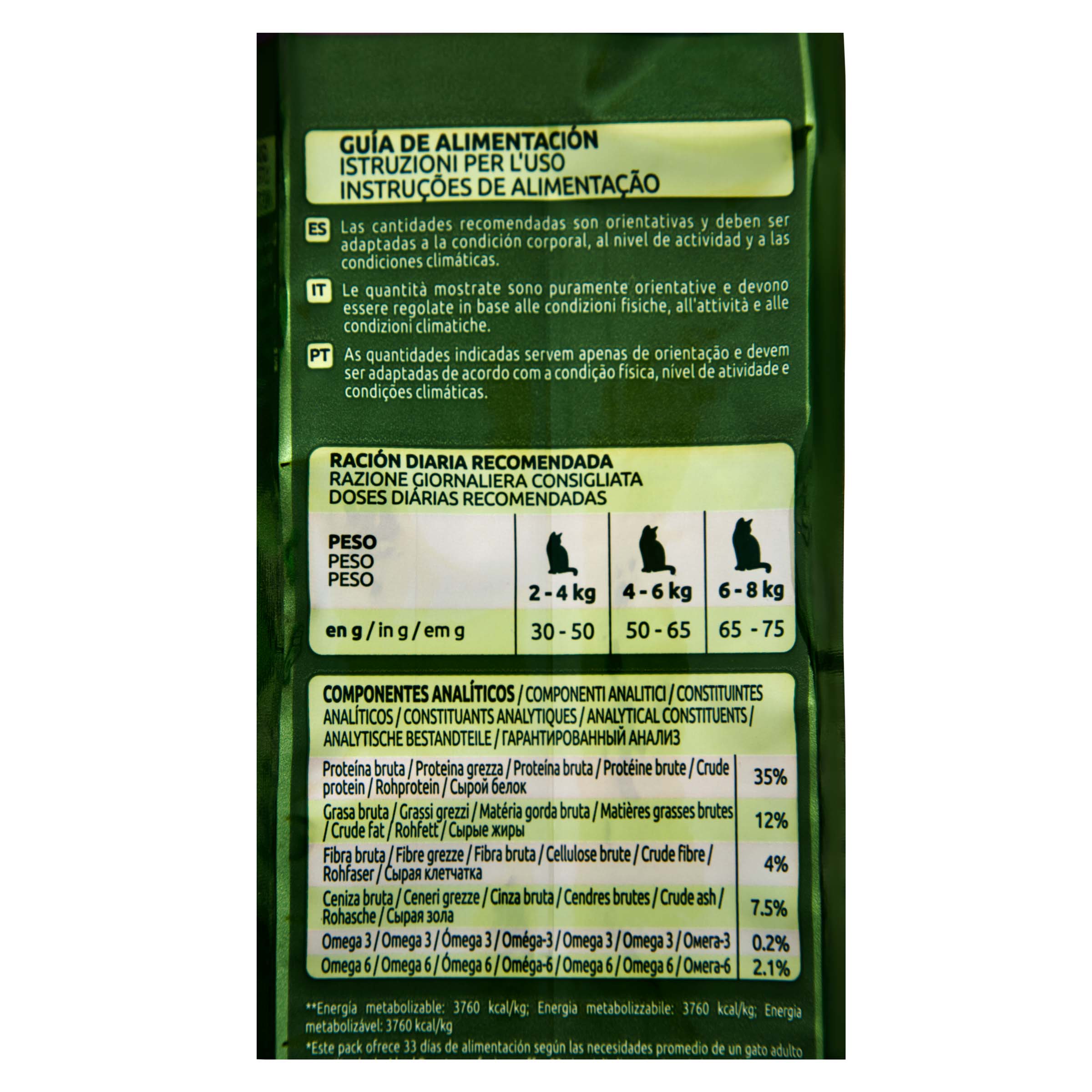 Pienso gato esterilizado Ultima pollo 1,5kg