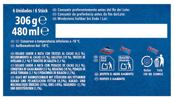 Helado mini Maxibon con 5 más 1 unidades classic Nestlé