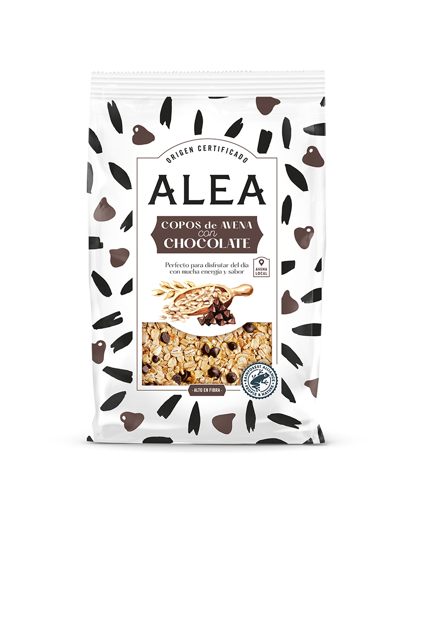 Copos de avena con chocolate Alea 500g