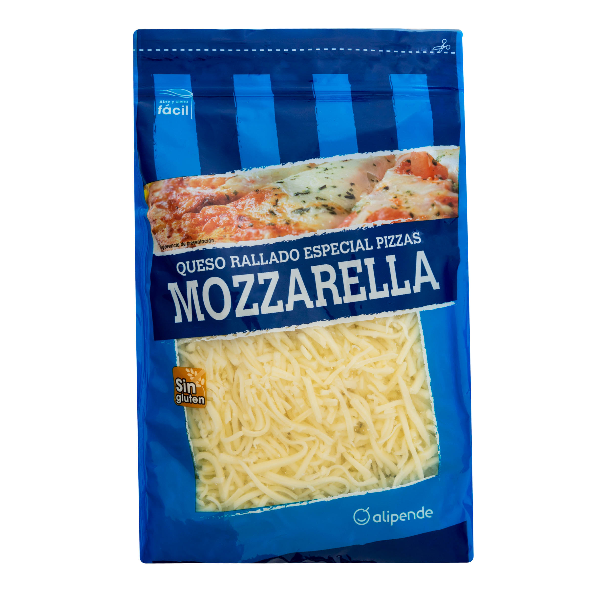 queso mozzarella rallado