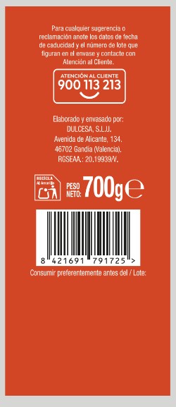Valencianas Alipende 700g
