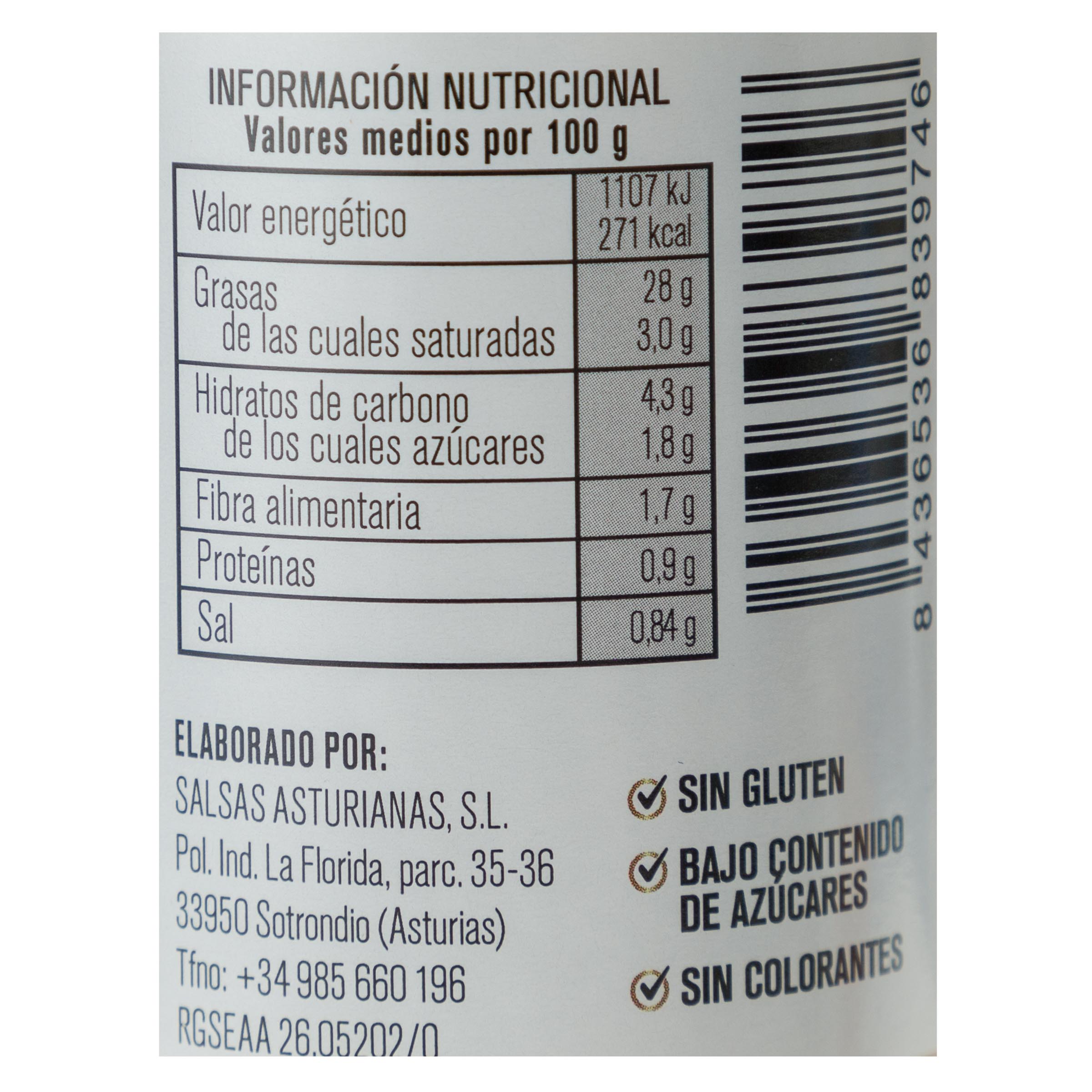 Salsa Salsas Asturianas 295g chimichurri