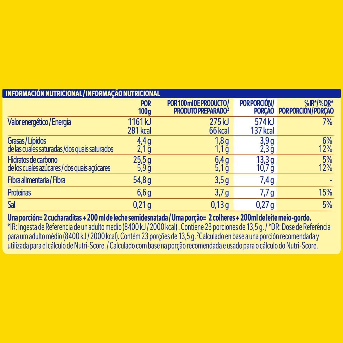 Cacao soluble instantáneo Nesquik 0% 320g