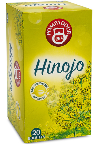 Infusión Pompadour 20u hinojo
