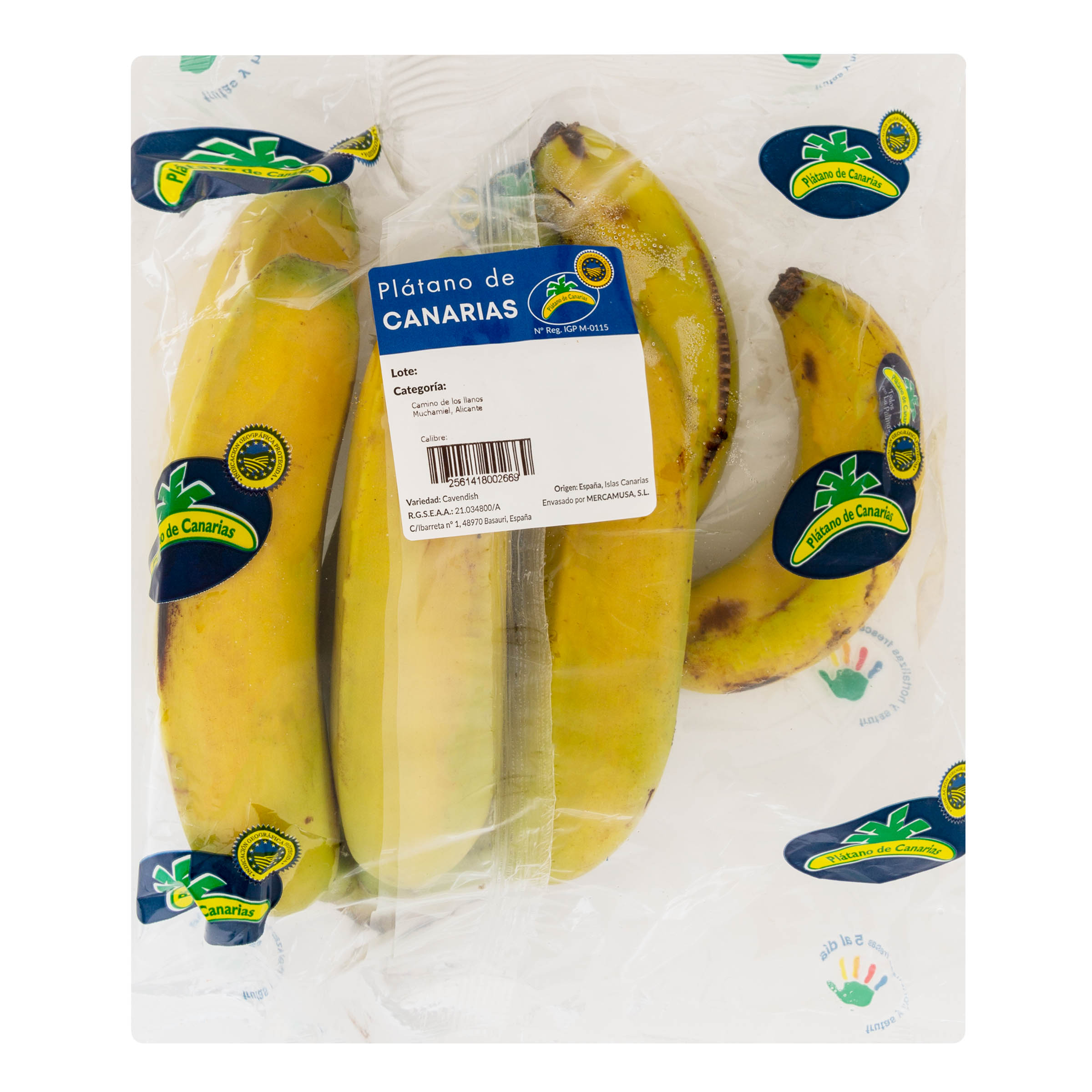 Plátano canario bolsa 1kg Ahorramas
