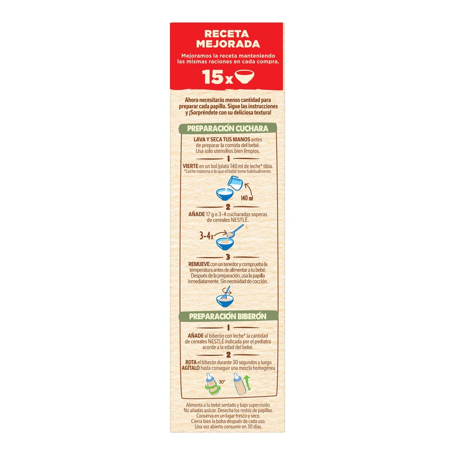 Papilla Nestlé multicereales con galleta desde 6meses 255g