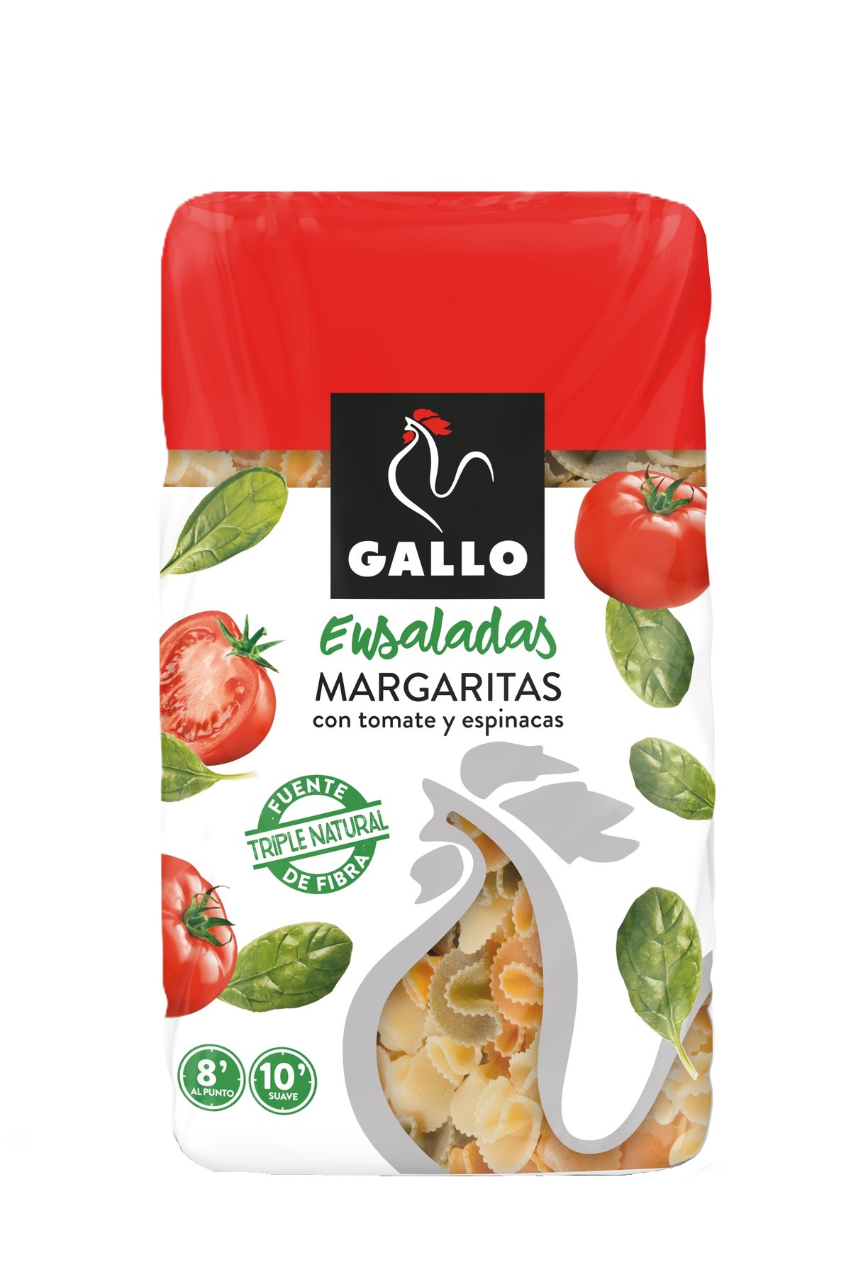 Margaritas Gallo 450g ensaladas con tomate y espinacas