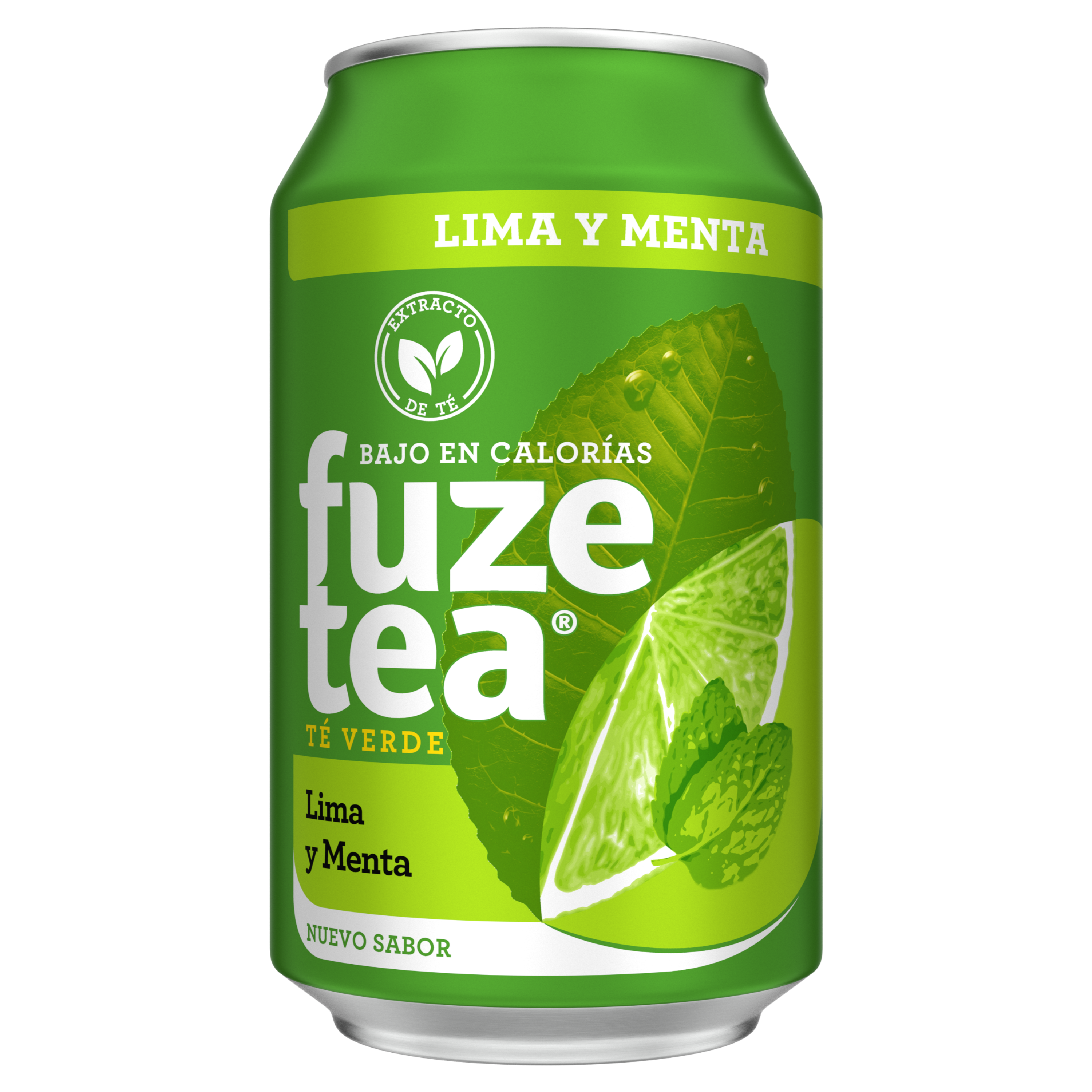 Refresco de té verde con lima y menta Fuze Tea 33cl