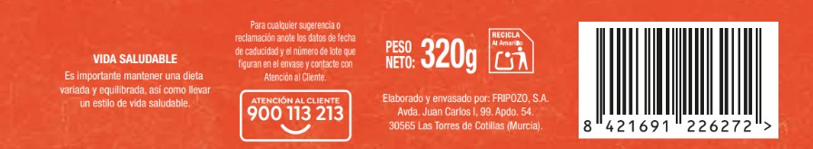 San jacobos Alipende 320g