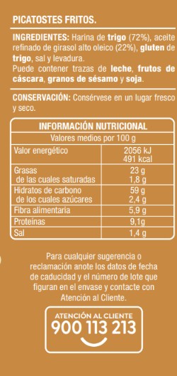 Picatostes fritos Alipende pack 2 150gr