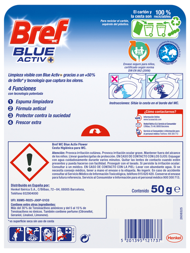 Bref WC Blue Active 1 unidad 