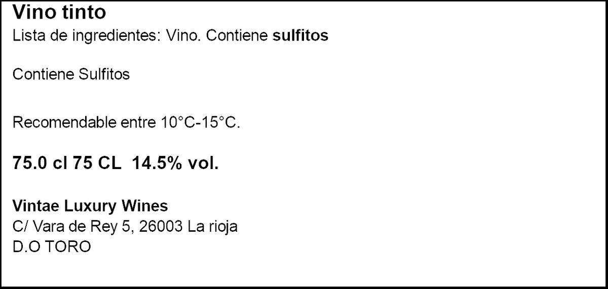 Vino tinto DO Toro Matsu El Pícaro
