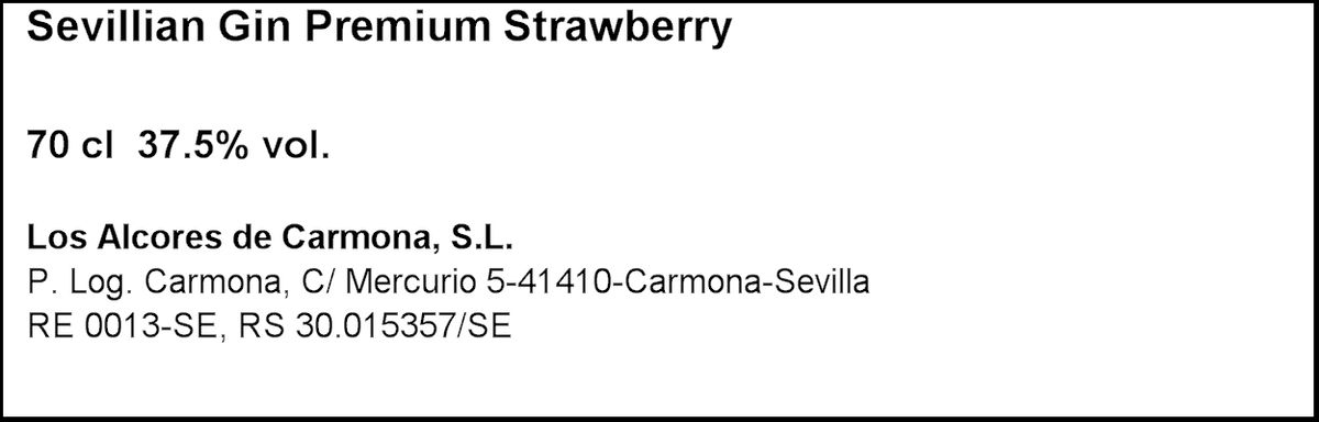 Ginebra Puerto de Indias 70cl strawberry