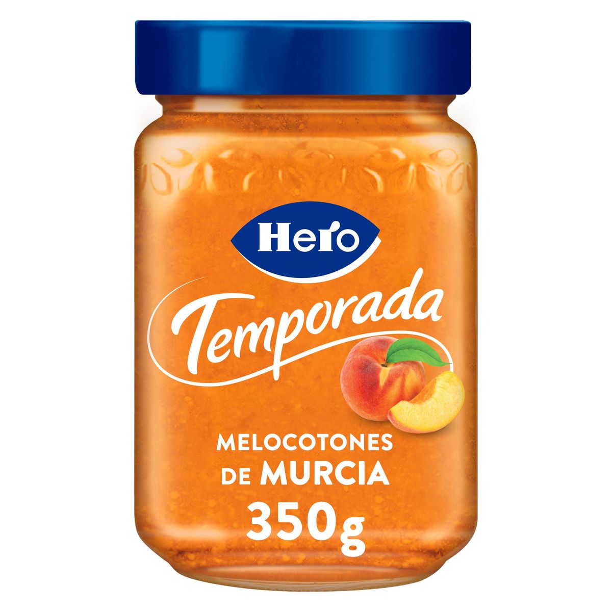 Mermelada melocotones extra de temporada Hero 350g