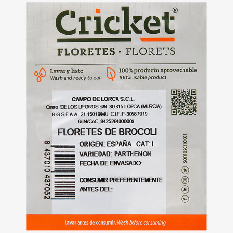 Floretes de brócoli 400g