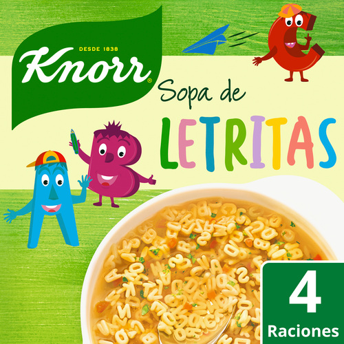 Sopa Knorr 82g letritas
