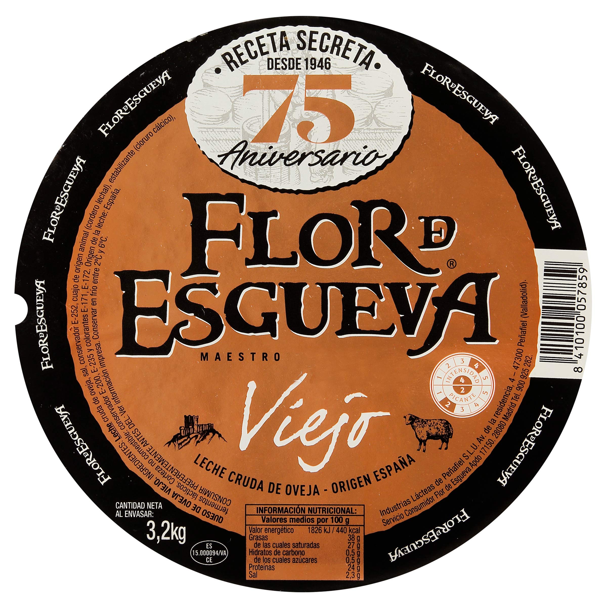 Queso de oveja viejo Flor De Esgueva