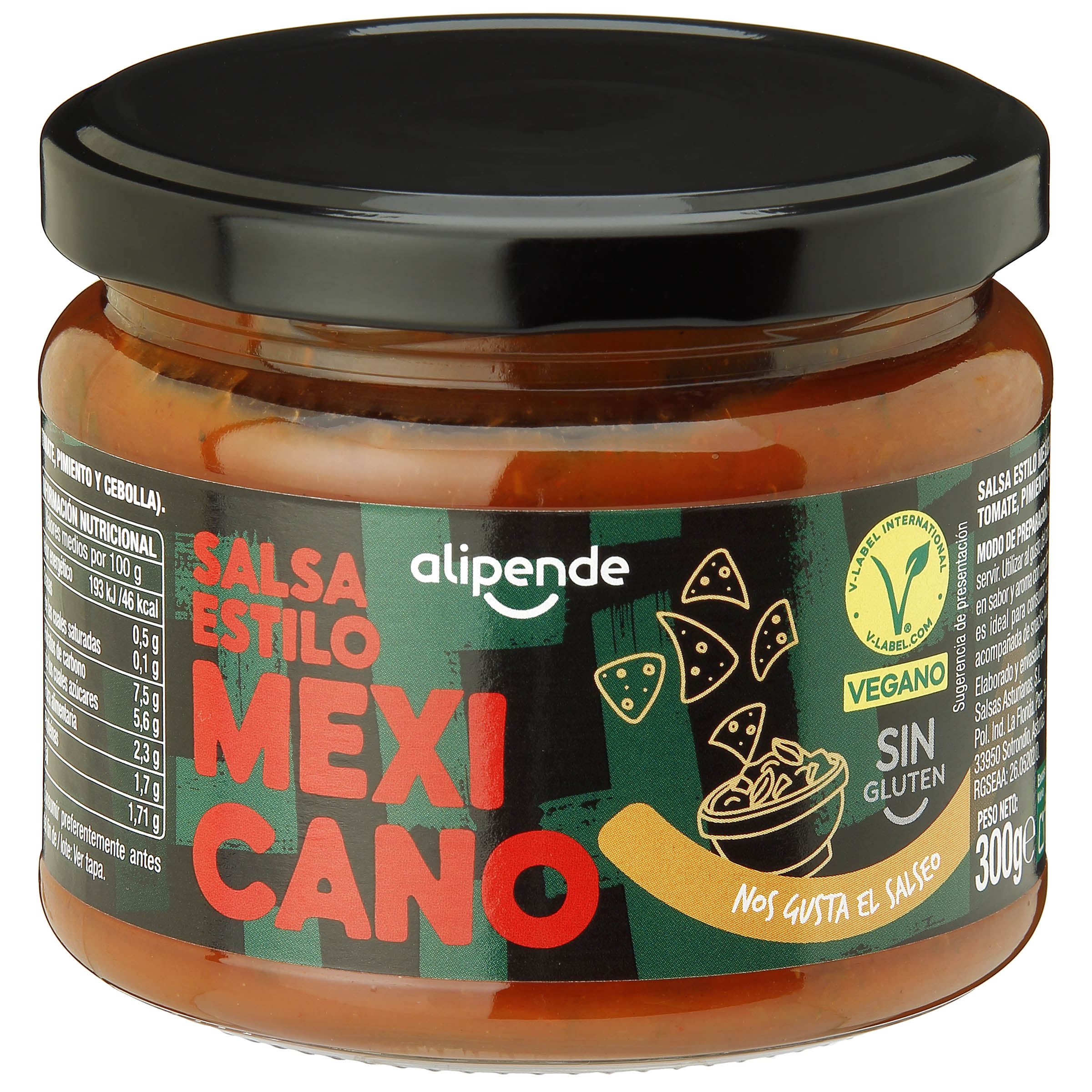 Salsa estilo mexicano Alipende 300g | Ahorramas