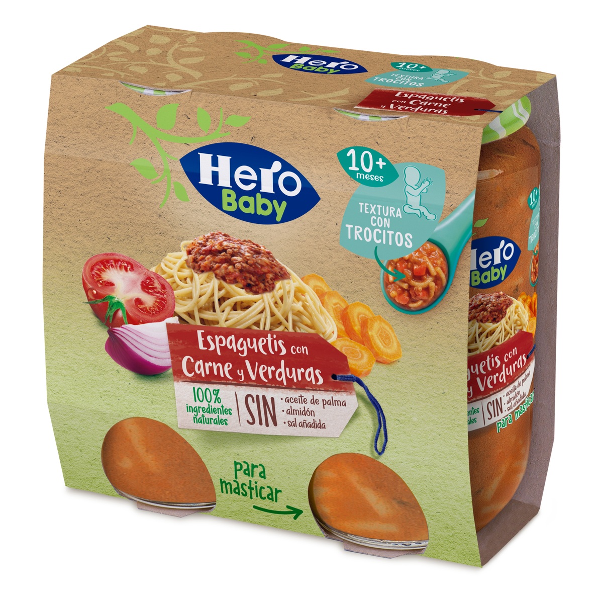 Tarro Hero Solo espaguetis 235g pack 2