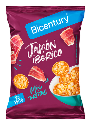 Tortitas nackis Bicentury 70g jamon ibérico