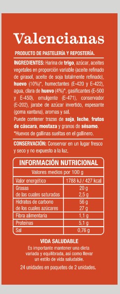 Valencianas Alipende 700g