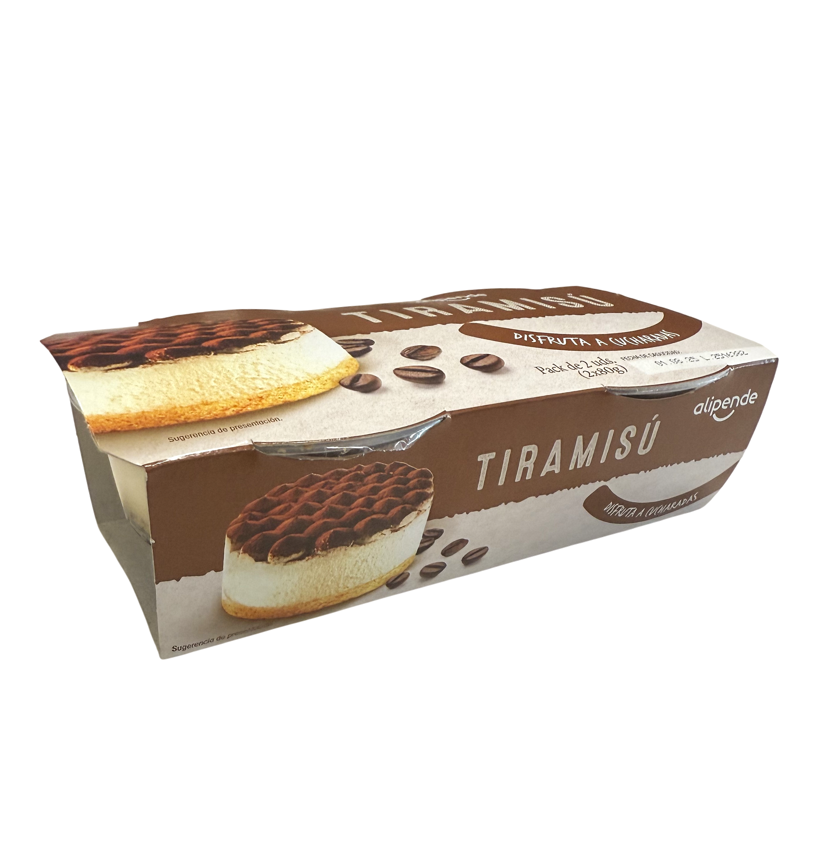 Postre Alipende pack 2 tiramisú