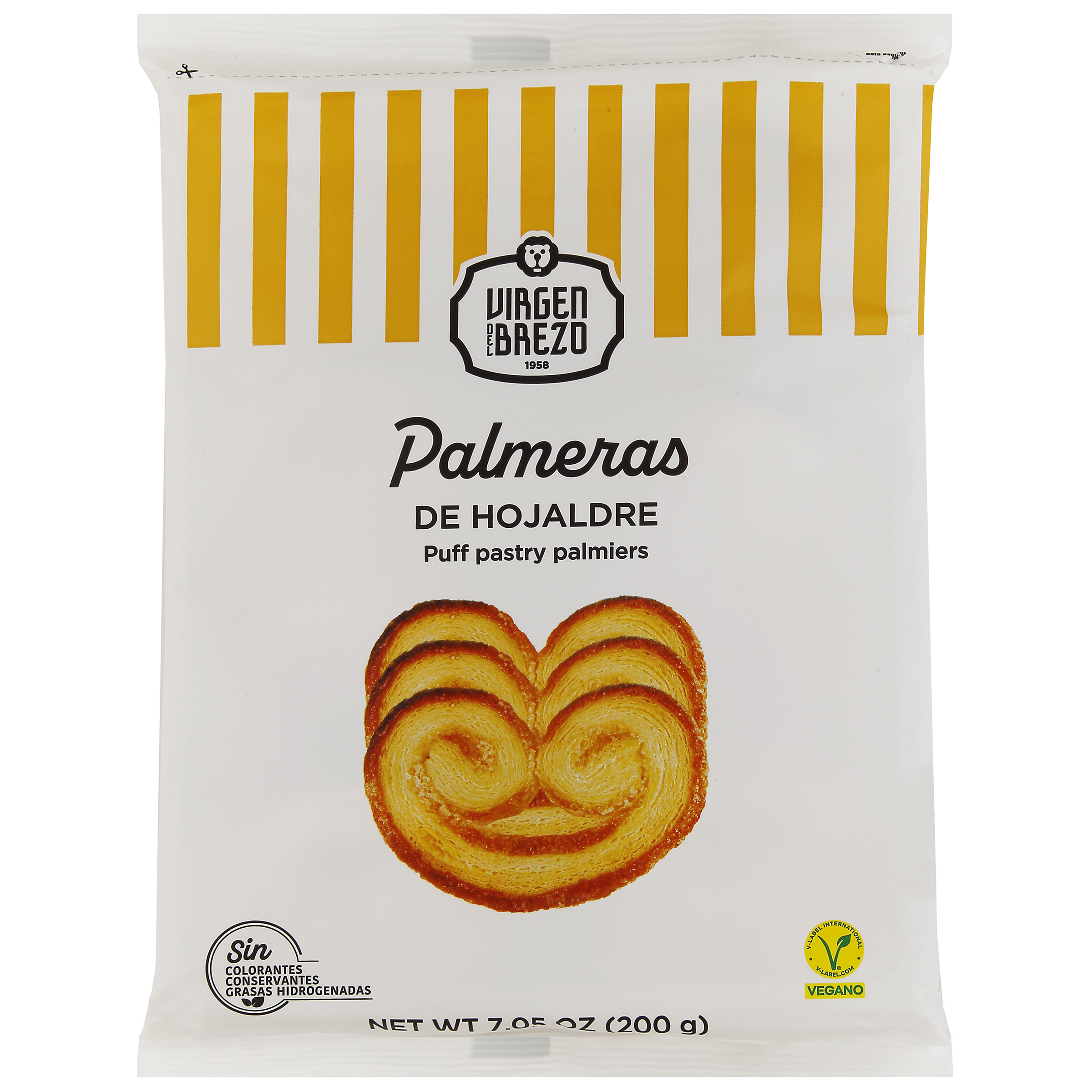 Palmera hojaldre Virgen Brezo 200g