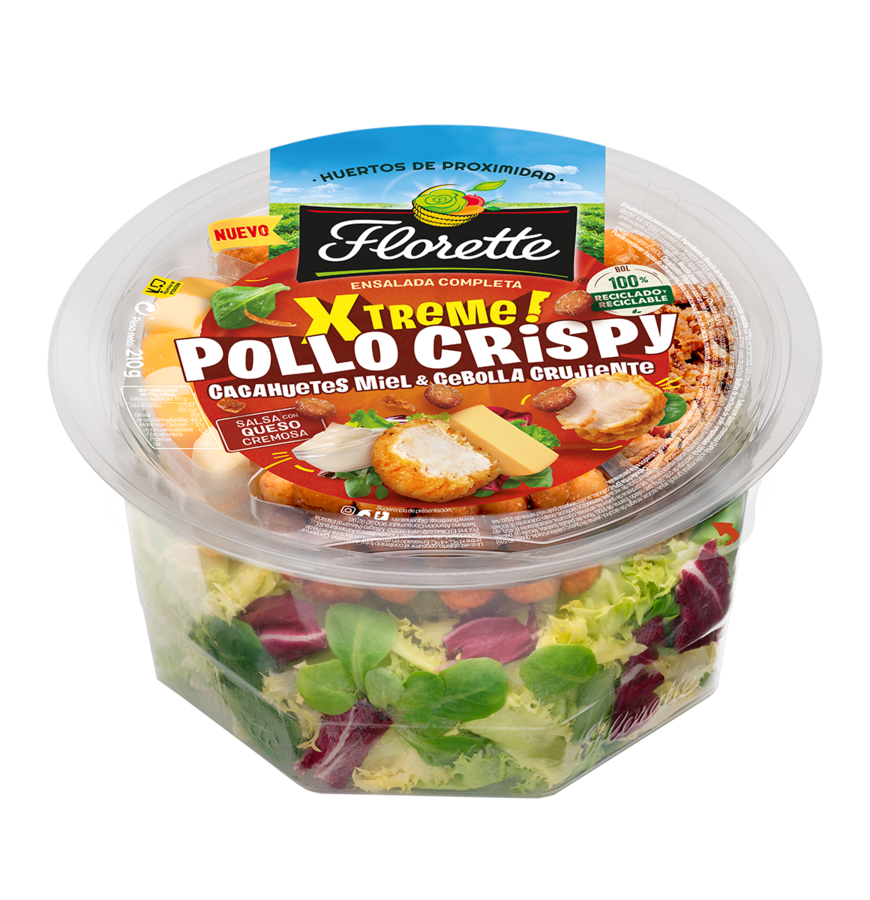 Ensalada Ztream pollo crispy Florette 210g